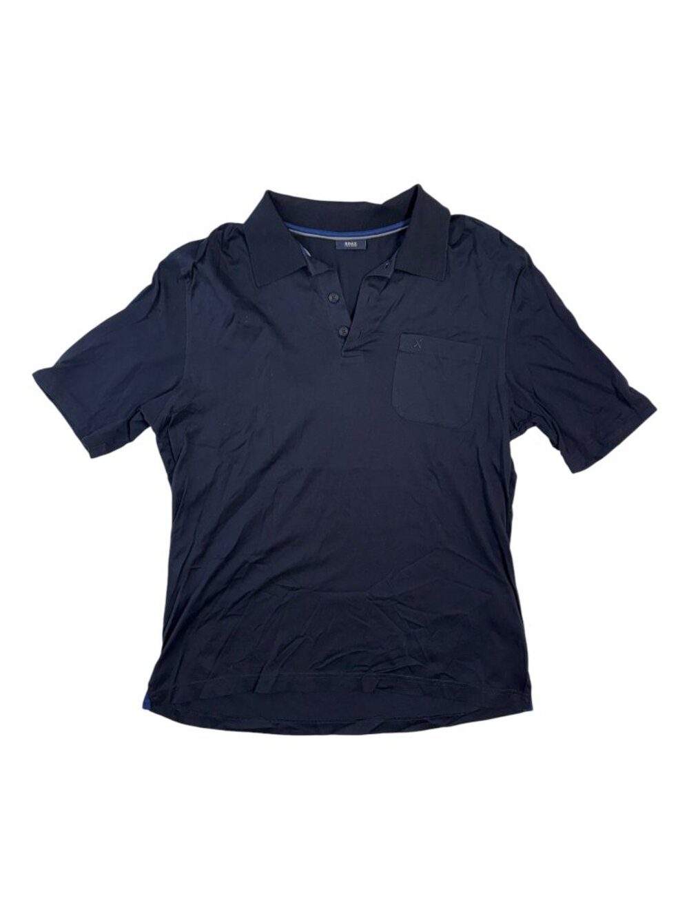 BRAX Men's Navy Cotton Polo (M)